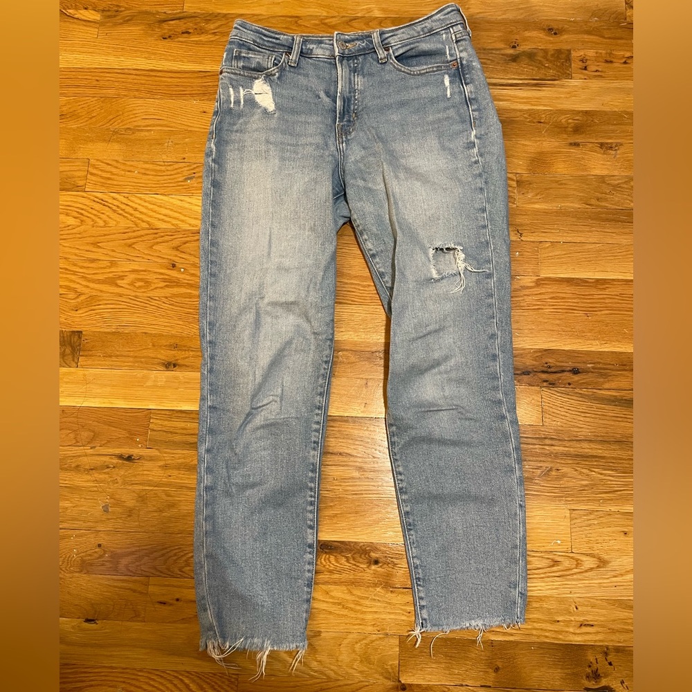 Old Navy Distressed OG Straight Jeans